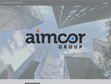 Tablet Screenshot of aimcorgroup.com
